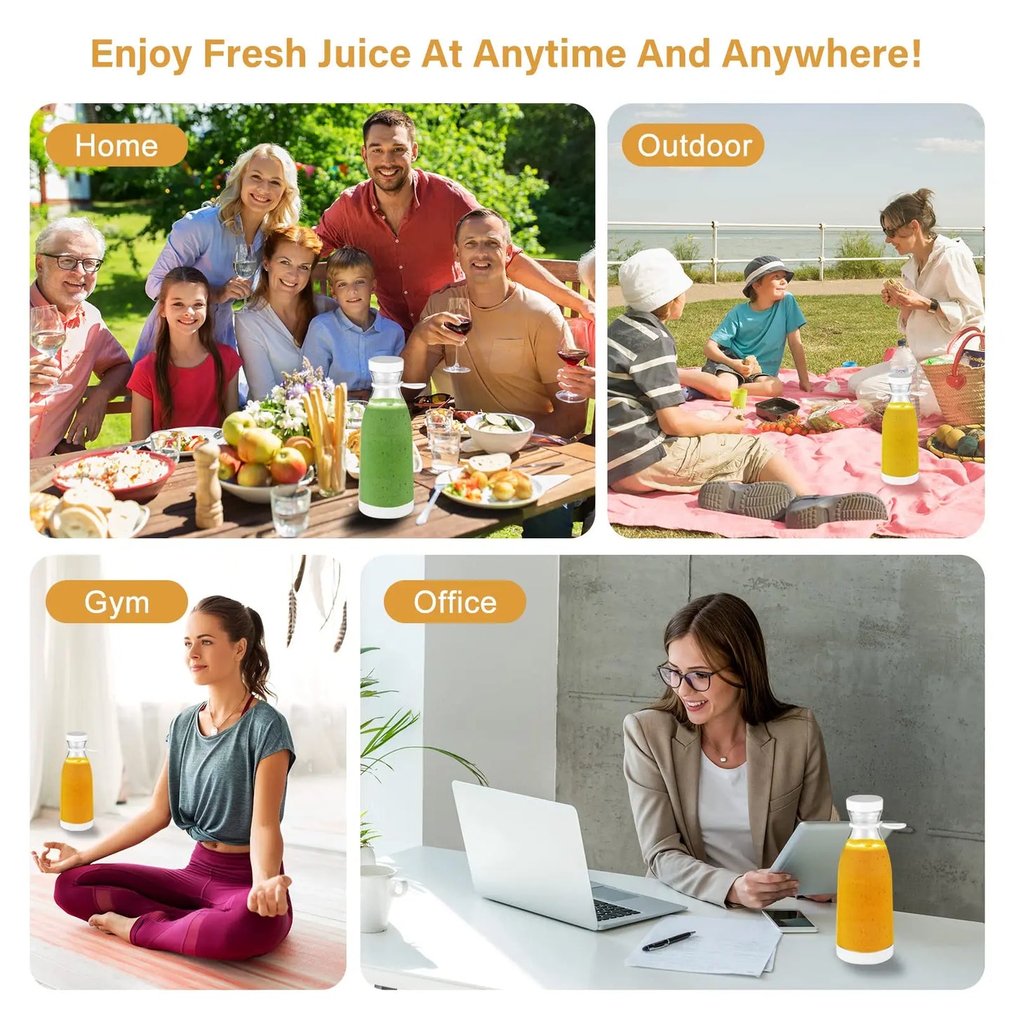 New Wholesale Home Juicer Mini Automatic Small Multifunctional Home Juicer Cup Portable Juicer