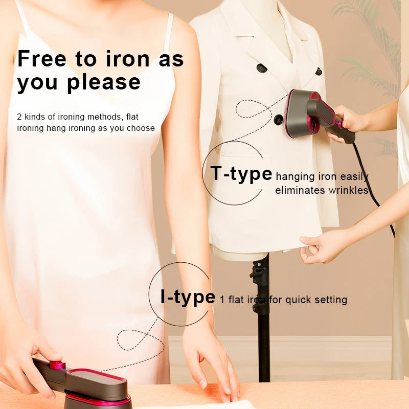 2025 Mini Handheld Clothes Steamer – Compact Iron for Travel & Home Use