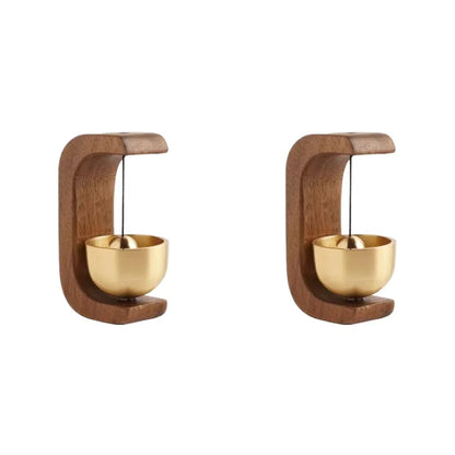 1-3PCS Magnetic Wood Doorbell Chime Hanging Wooden Wind Chimes Decorative Loud Door Bell Wind Loud Door Bell Home Decorations