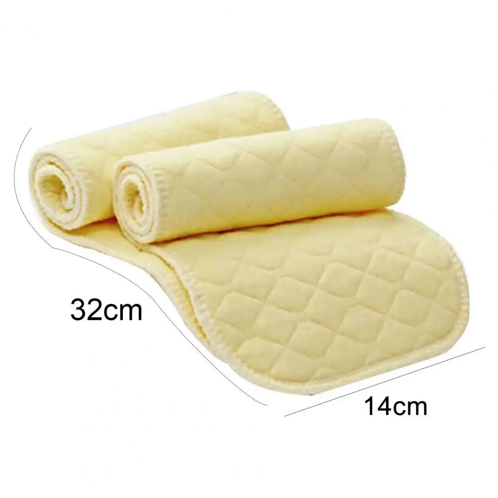 10pcs Baby Reusable Diapers Washable Ecological Nappies Cotton Cloth Diapers For Children Breathable Three Layers Diapers