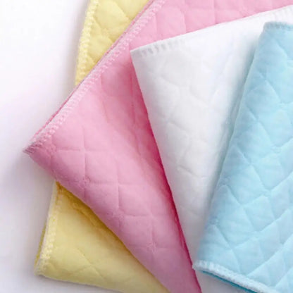 10pcs Baby Reusable Diapers Washable Ecological Nappies Cotton Cloth Diapers For Children Breathable Three Layers Diapers