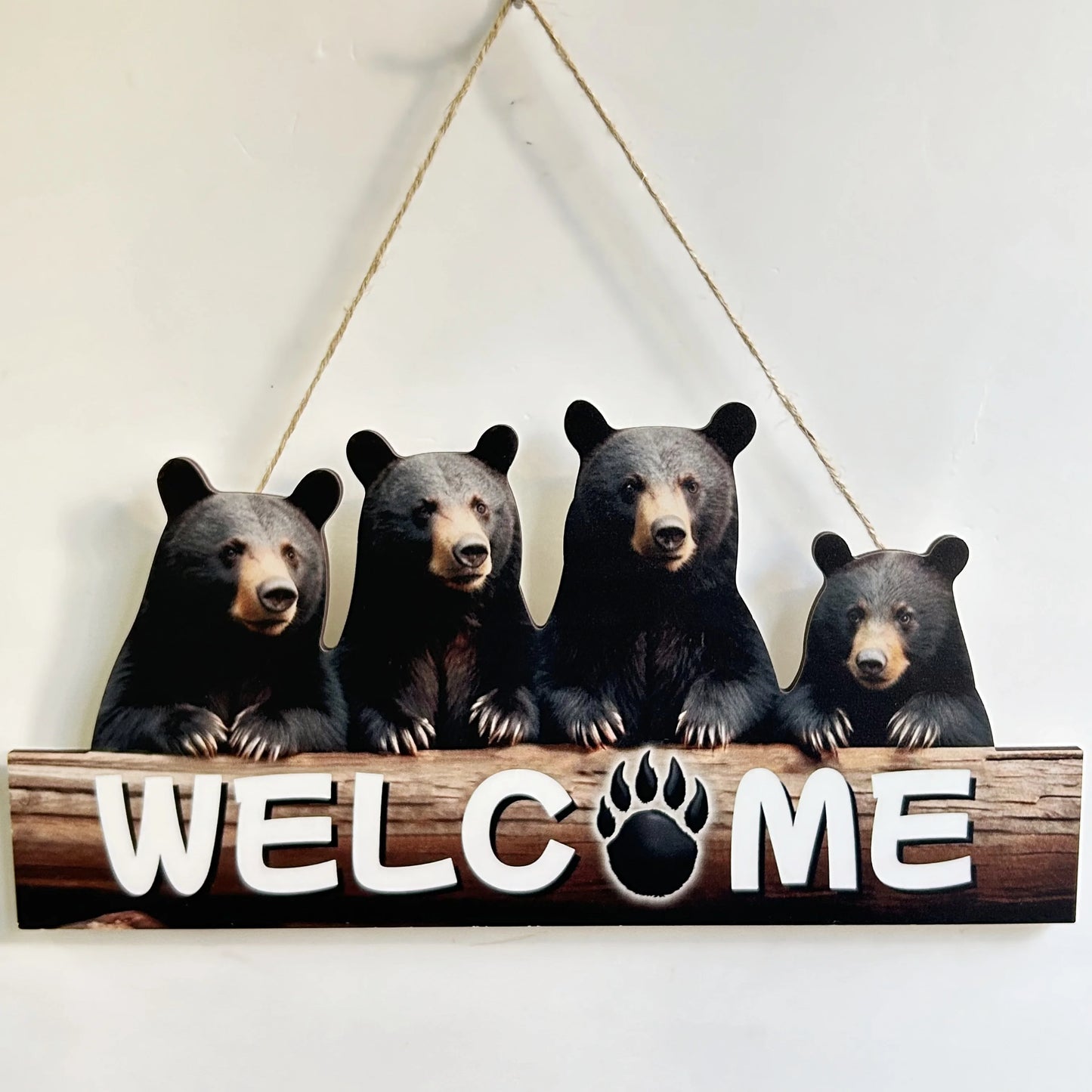 1pc Wooden Inspirational Hanging Festive Decor For Home & Gift 3D Wall Art With Rope For Room & Holiday Inspirational slogans