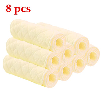 6/8/10 Pcs Baby Nappies Reusable Baby Infant Newborn Cloth Diaper Nappy Liners Insert 3 Layers Cotton Hot Sale