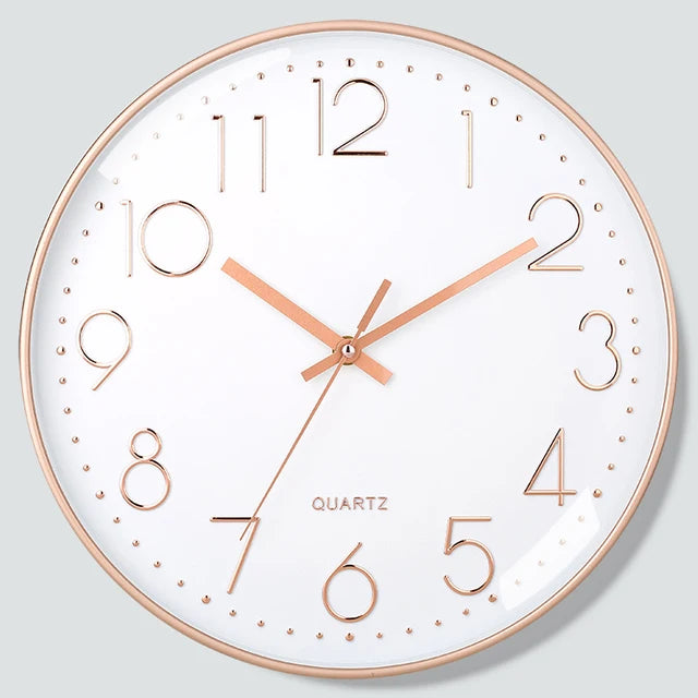 8 Inch Mute Wall Clock Simple Digital Wall Clock Home Decorations Cubic Digital Clock Quartz Wall Clock