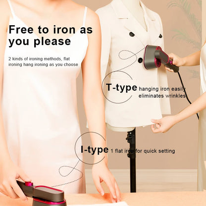 2025 Mini Handheld Clothes Steamer – Compact Iron for Travel & Home Use